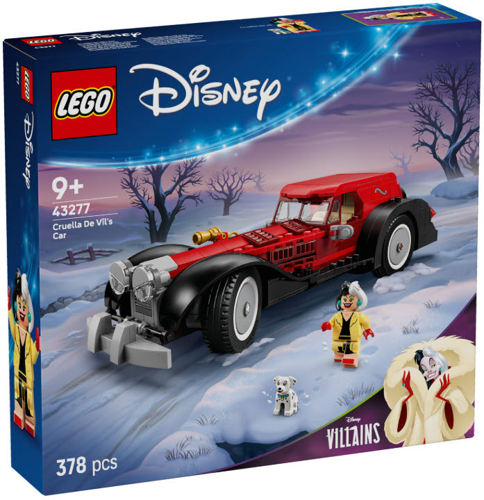 Verpackung: LEGO Disney 43277 Cruella de Vils Auto
