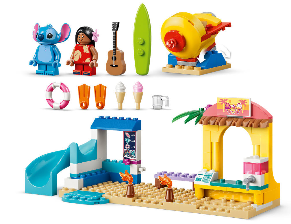 Detail 1: LEGO Disney 43280 Spaß am Strand mit Lilo und Stitch