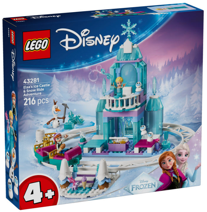 Verpackung: LEGO Disney 43281 Elsas Schlittenfahrt um den Eispalast