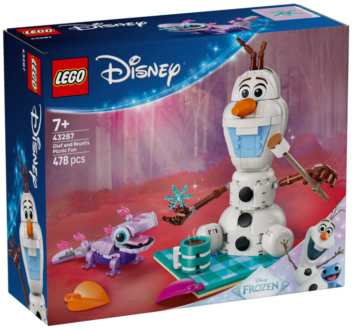 Verpackung: LEGO Disney 43287 Picknickspaß mit Olaf und Bruni
