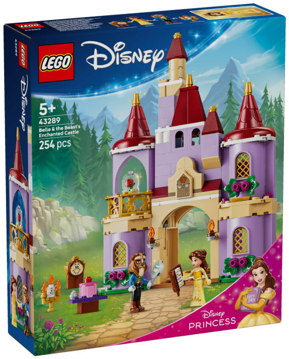 Verpackung: LEGO Disney 43289 Das verzauberte Schloss von Belle und dem Biest