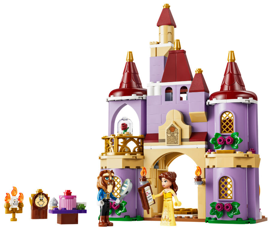 Inhalt: LEGO Disney 43289 Das verzauberte Schloss von Belle und dem Biest
