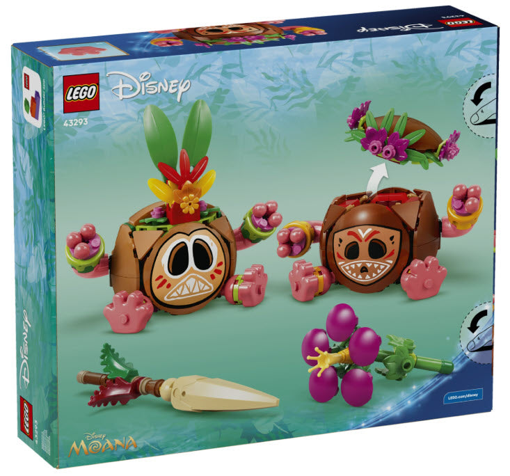 Box Rückseite: LEGO Disney 43293 Kakamora