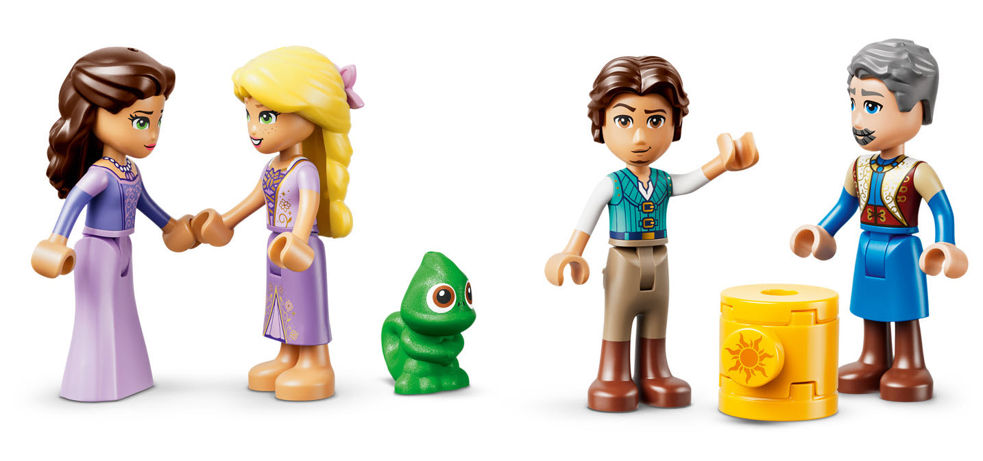 Minifiguren: LEGO Disney 43297 Rapunzels Schloss