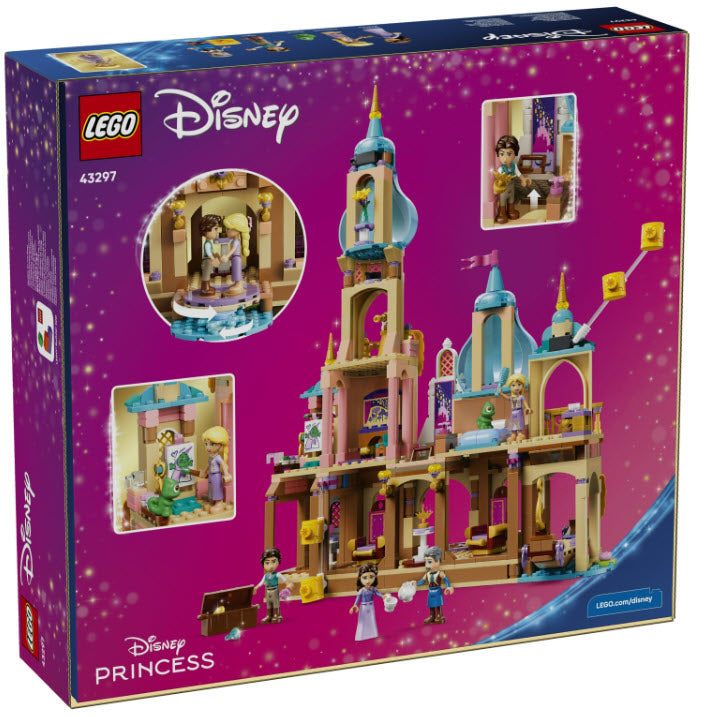 Box Rückseite: LEGO Disney 43297 Rapunzels Schloss