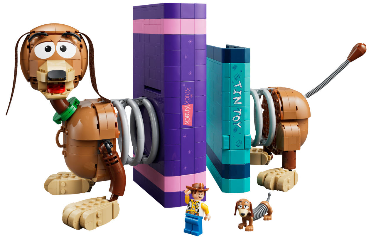 Inhalt: LEGO Disney 43301 Toy Story: Slinky-Buchstützen