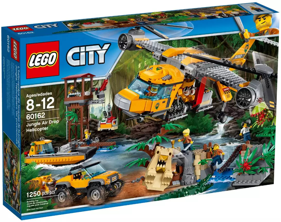 Verpackung: LEGO City 60162 Dschungel-Versorgungshubschrauber
