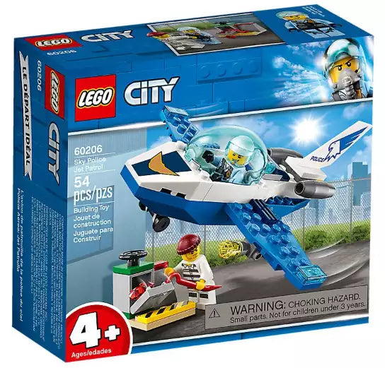 Verpackung: LEGO City 60206 Polizei Flugzeugpatrouille