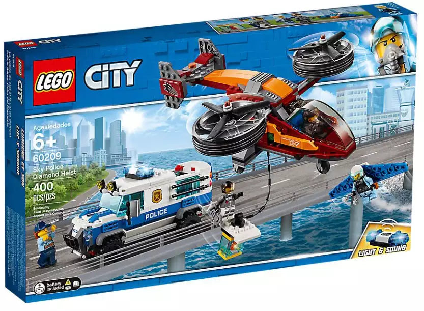 Verpackung: LEGO City 60209 Polizei Diamantenraub