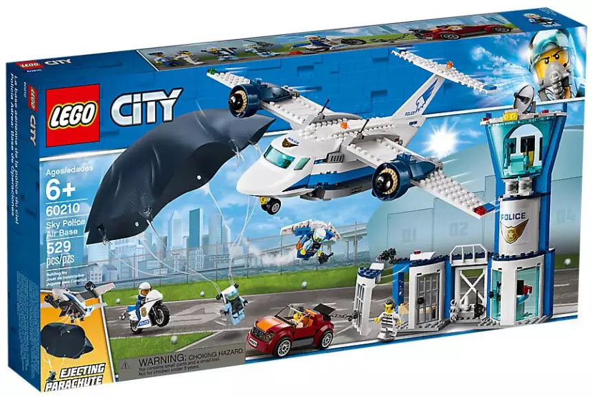 Verpackung: LEGO City 60210 Polizei Fliegerstützpunkt