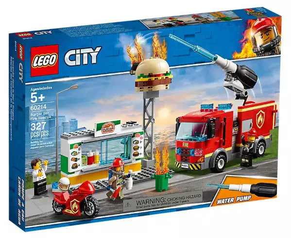 Verpackung: LEGO City 60214 Feuerwehreinsatz im Burger-Restaurant