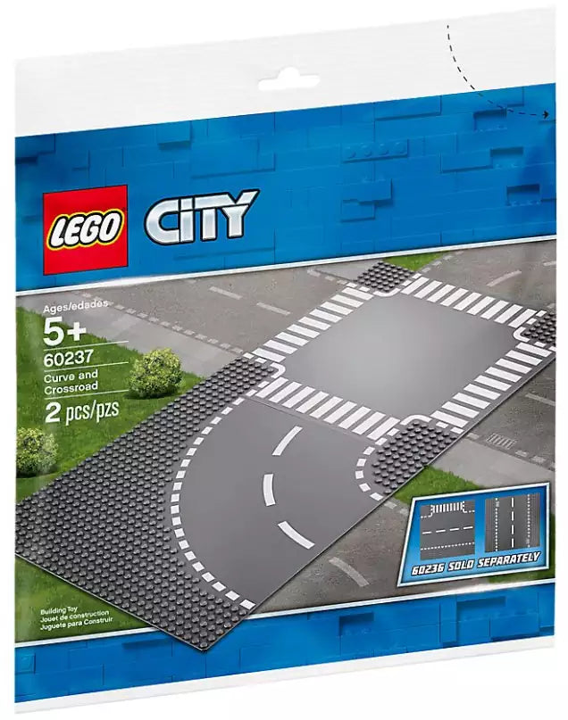 Verpackung: LEGO City 60237 Kurve und Kreuzung