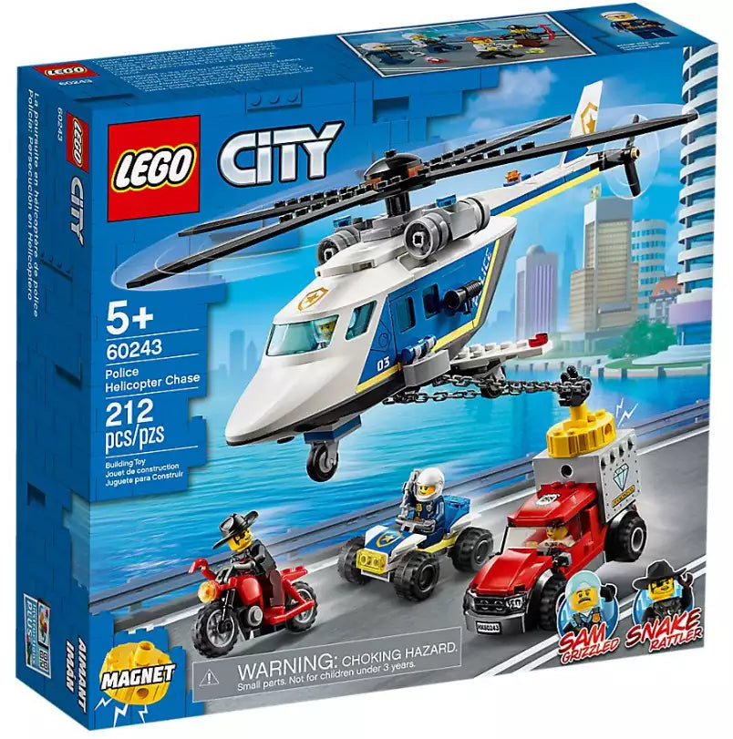Verpackung: LEGO City 60243 Verfolgungsjagd mit dem Polizeihubschrauber