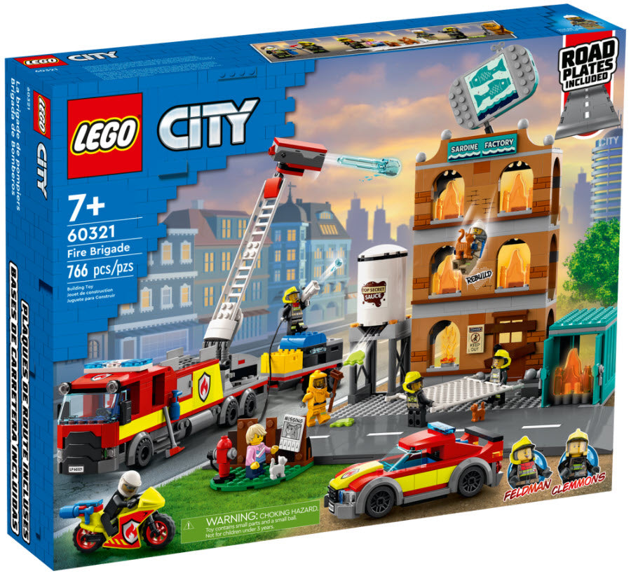 Verpackung: LEGO City 60321 Feuerwehreinsatz mit Löschtruppe