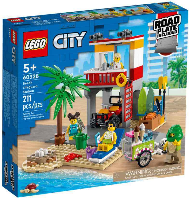 Verpackung: LEGO City 60328 Rettungsschwimmer-Station