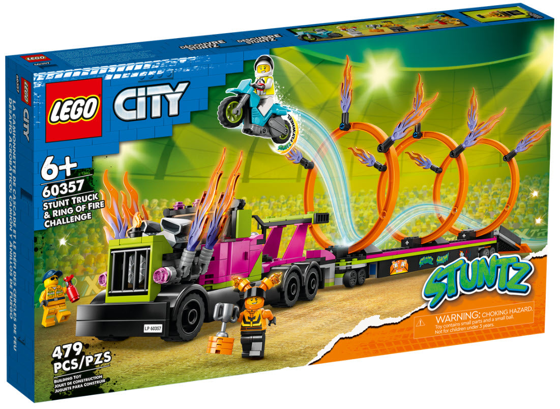Verpackung: LEGO City 60357 Stunttruck mit Feuerreifen-Challenge