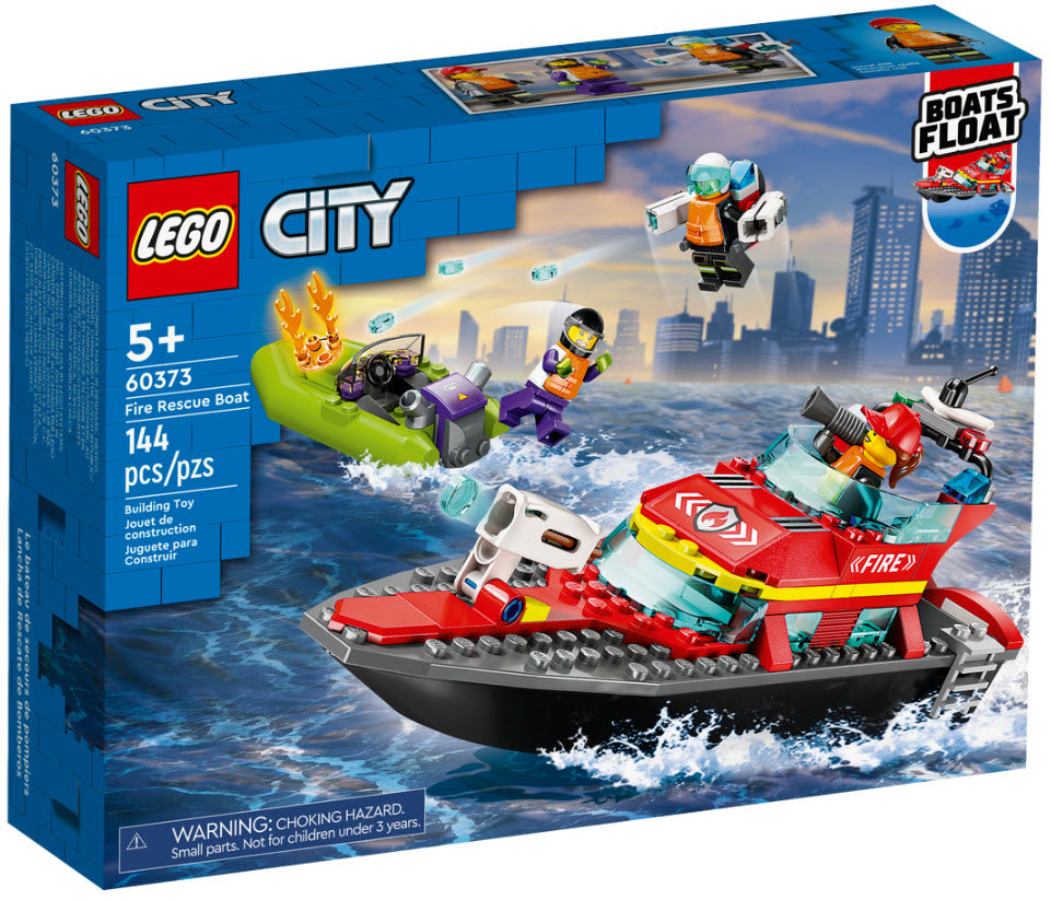 Verpackung: LEGO City 60373 Feuerwehrboot
