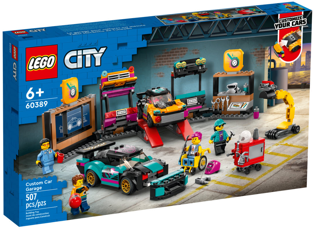 Verpackung: LEGO City 60389 Autowerkstatt