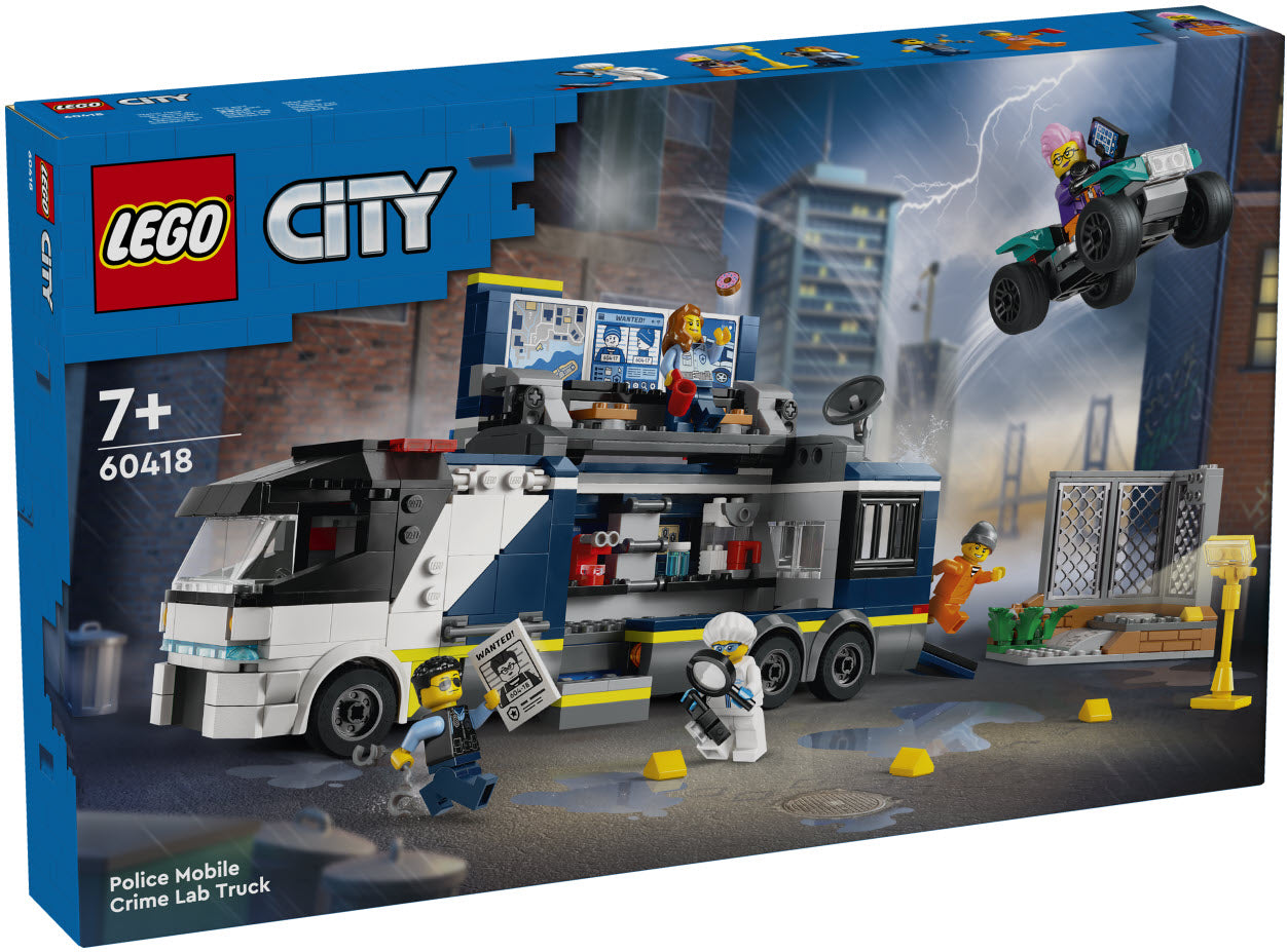 Verpackung: LEGO City 60418 Polizeitruck mit Labor