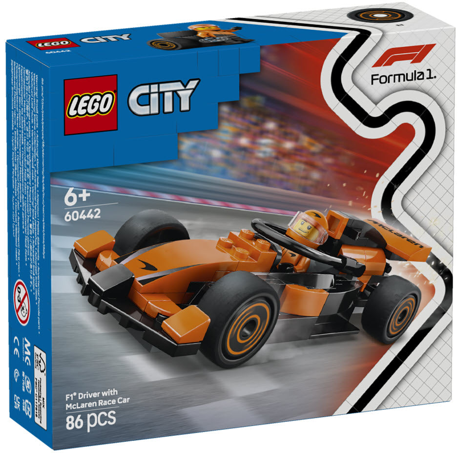 Verpackung: LEGO City 60442 F1 Rennfahrer mit McLaren Rennauto