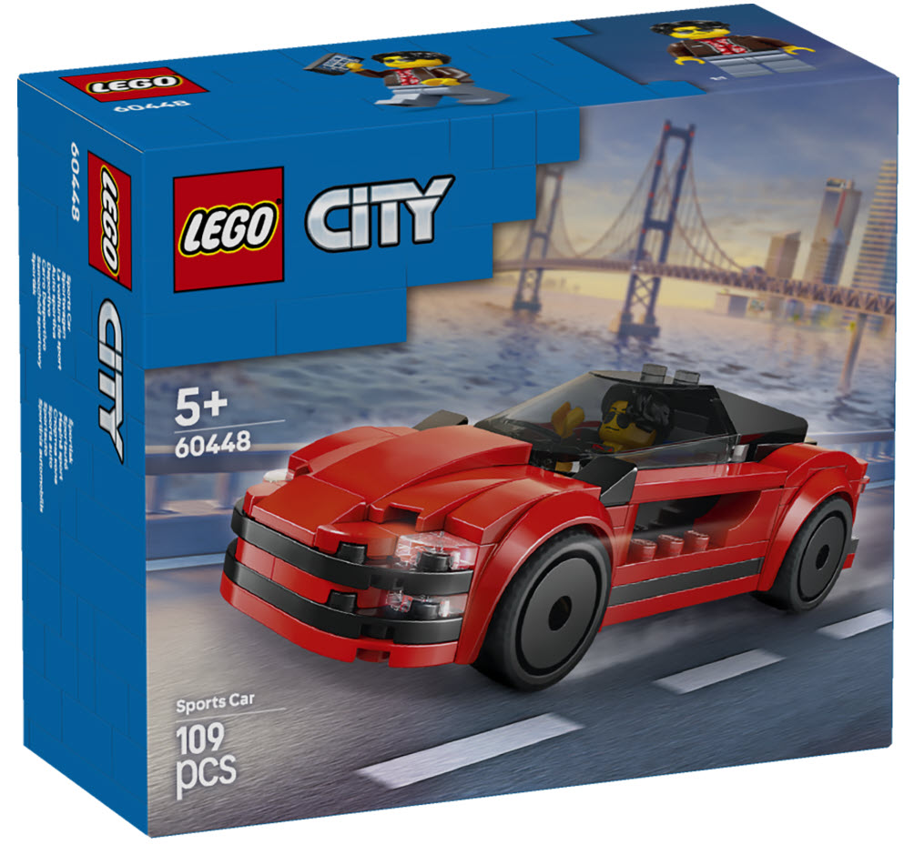 Verpackung: LEGO City 60448 Roter Sportwagen