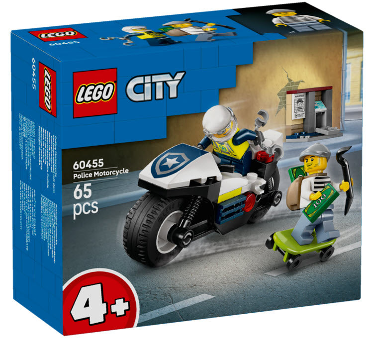 Verpackung: LEGO City 60455 Verfolgungsjagd mit dem Polizeimotorrad