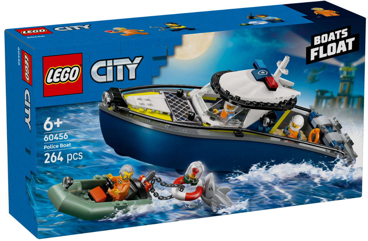 Verpackung: LEGO City 60456 Verfolgungsjagd im Polizeiboot