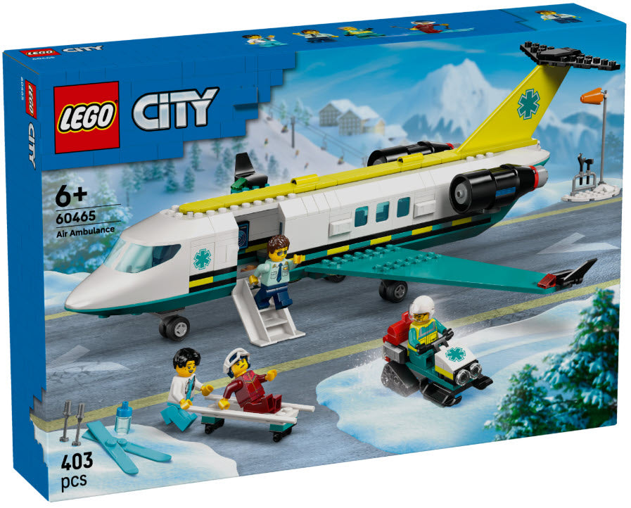 Verpackung: LEGO City 60465 Notfallrettungsflugzeug