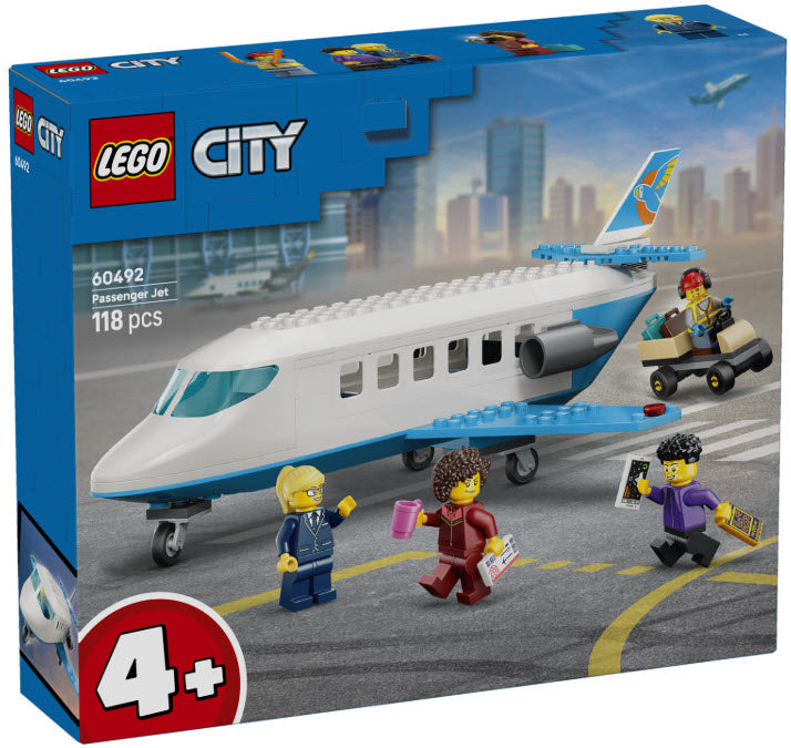 Verpackung: LEGO City 60492 Passagierjet