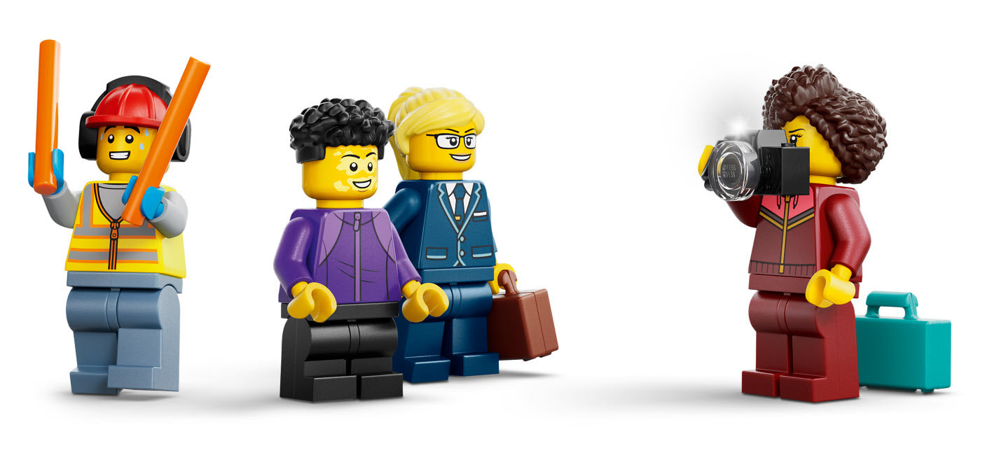 Minifiguren: LEGO City 60492 Passagierjet