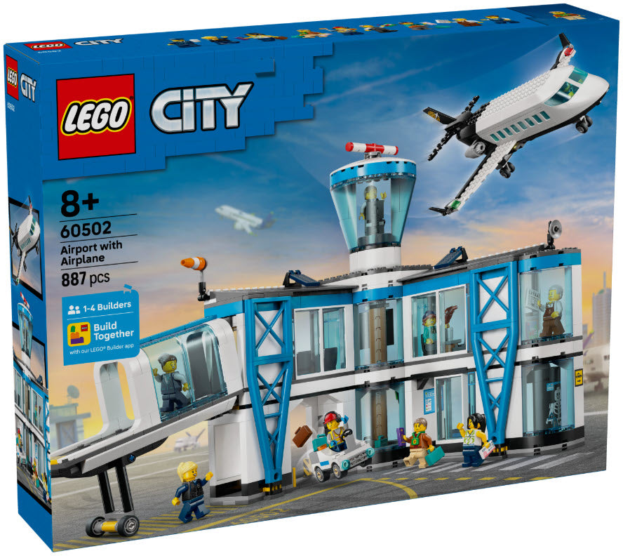 Verpackung: LEGO City 60502 Flughafen mit Flugzeug