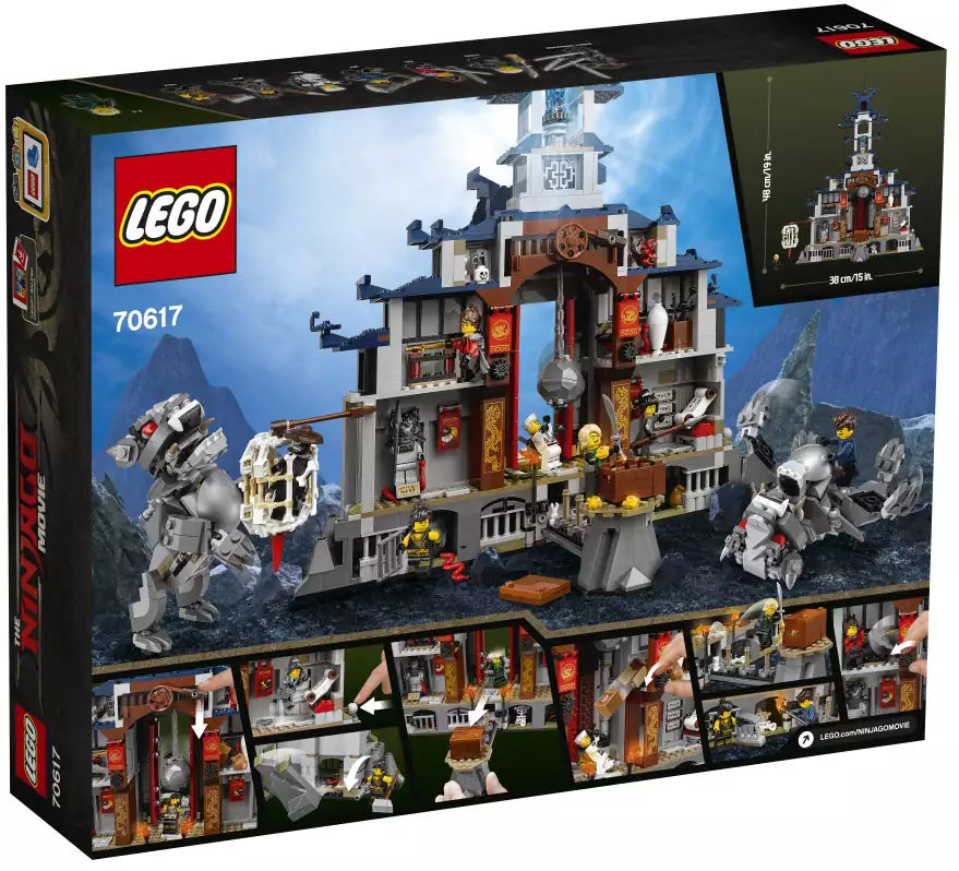 Box Rückansicht: LEGO Ninjago 70617 Ultimativ ultimatives Tempel-Versteck