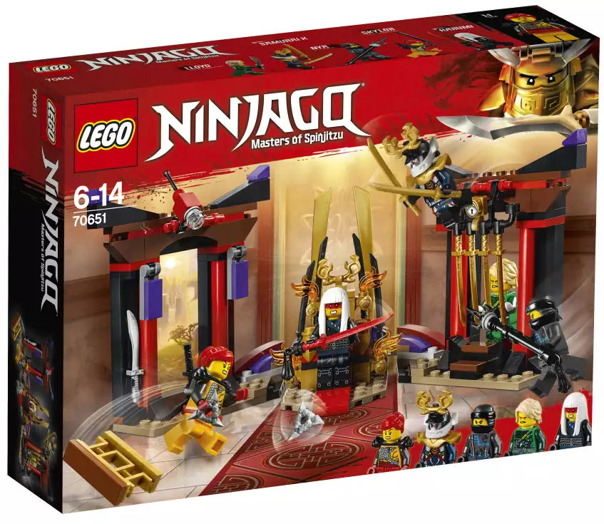 Verpackung: LEGO Ninjago 70651 Duell im Thronsaal