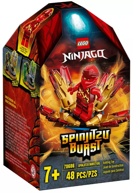 Verpackung: LEGO Ninjago 70686 Kais Spinjitzu-Kreisel