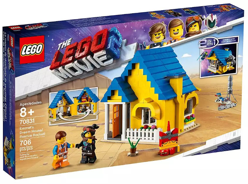 Verpackung: LEGO MOVIE 2 70831 Emmets Traumhaus/Rettungsrakete!