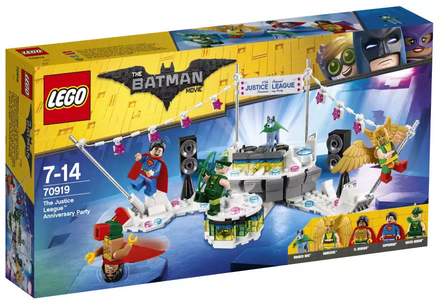 Verpackung: The LEGO Batman Movie 70919 The Justice League Anniversary Party