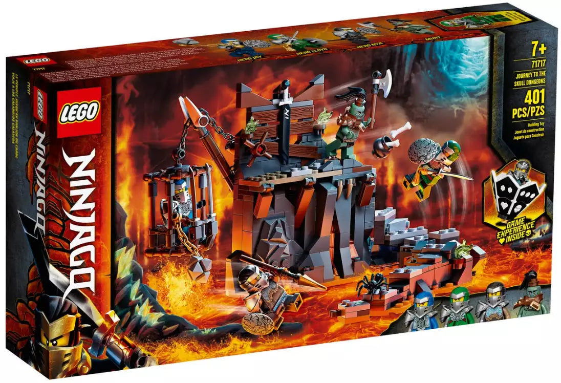 Verpackung: LEGO Ninjago 71717 Reise zu den Totenkopfverliesen