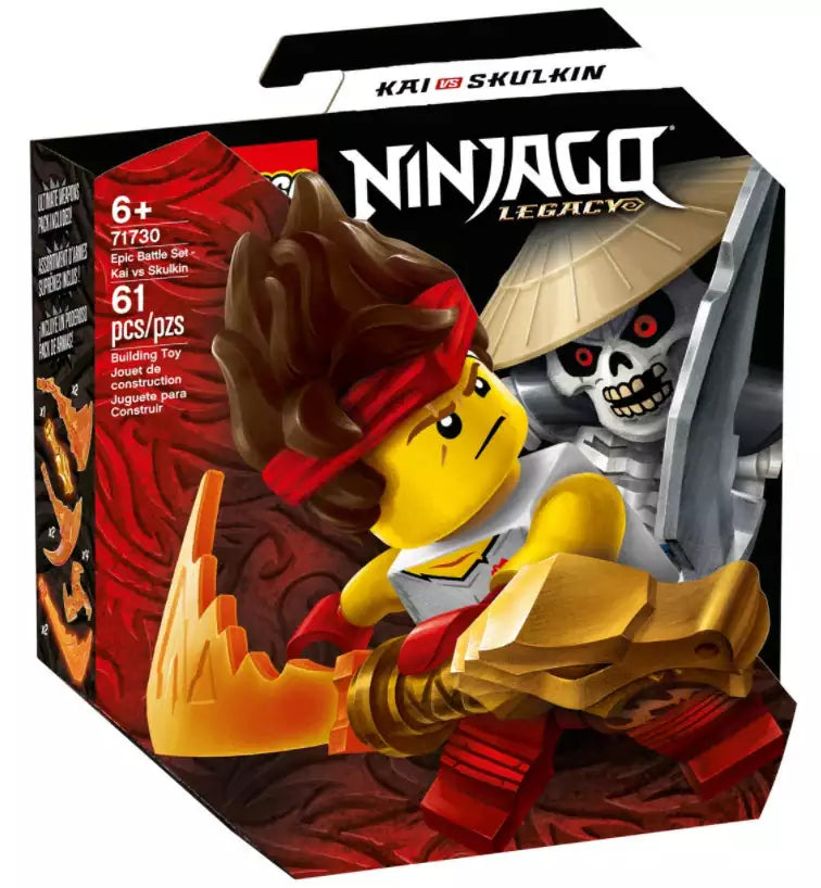 Verpackung: LEGO Ninjago 71730 Battle Set: Kai vs. Skulkin