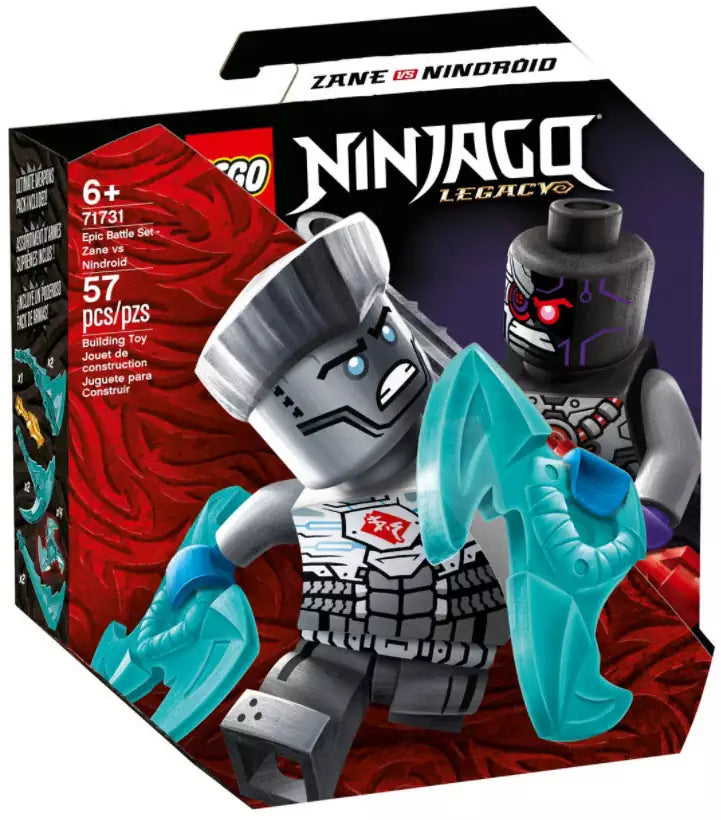 Verpackung: LEGO Ninjago 71731 Battle Set: Zane vs. Nindroid
