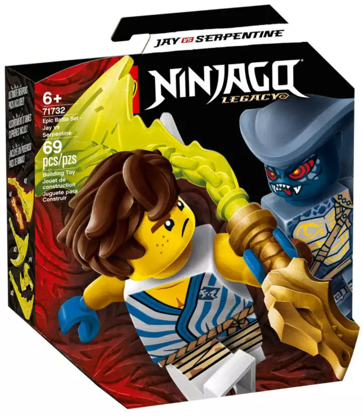 Verpackung: LEGO Ninjago 71732 Battle Set: Jay vs. Serpentine