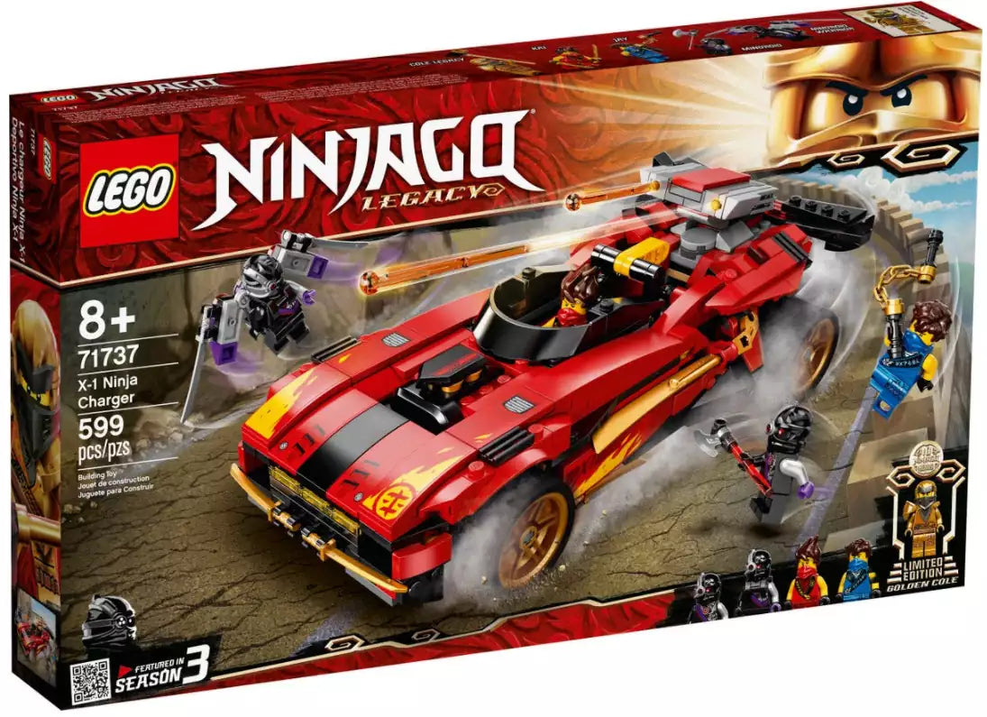 Verpackung: LEGO Ninjago 71737 X-1 Ninja Supercar