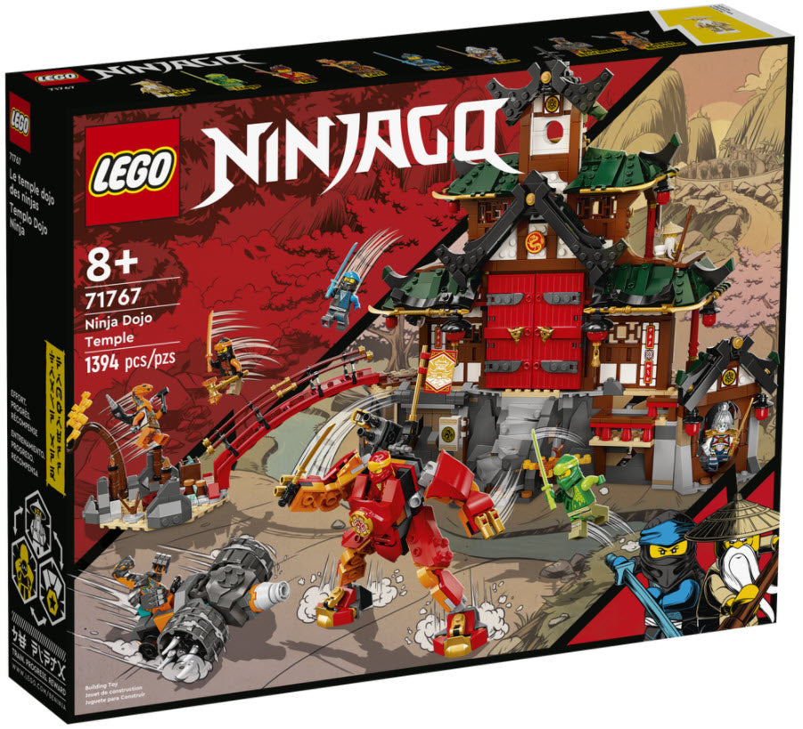 Verpackung: LEGO Ninjago 71767 Ninja-Dojotempel