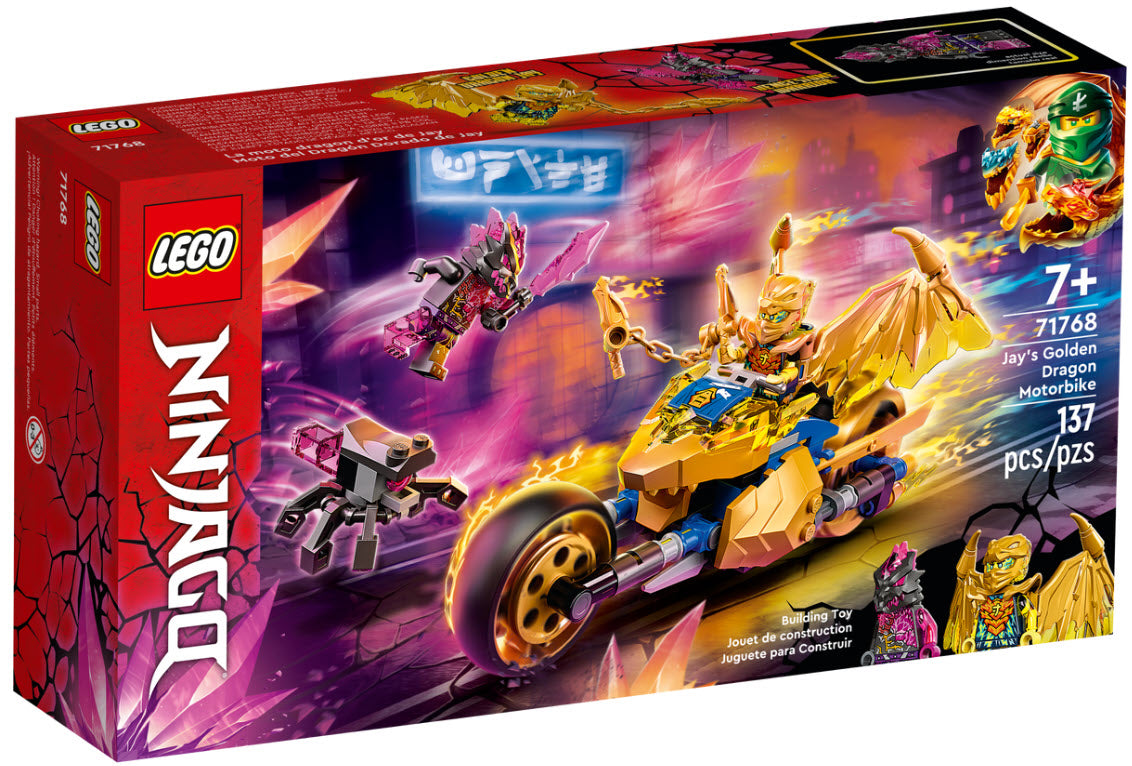 Verpackung: LEGO Ninjago 71768 Jays Golddrachen-Motorrad