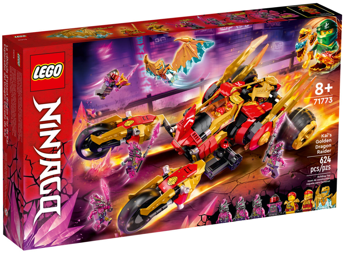 Verpackung: LEGO Ninjago 71773 Kais Golddrachen-Raider