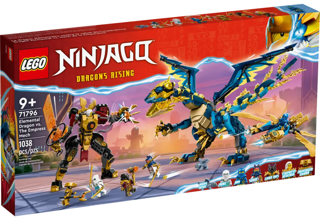 Verpackung: LEGO Ninjago 71796 Kaiserliches Mech-Duell gegen den Elementardrachen