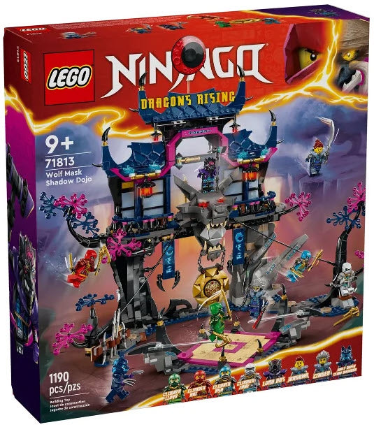 Verpackung: LEGO Ninjago 71813 Wolfsmasken-Dojo