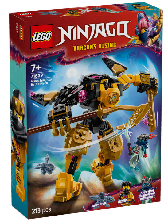 Verpackung: LEGO Ninjago 71839 Arins Spinjitzumech