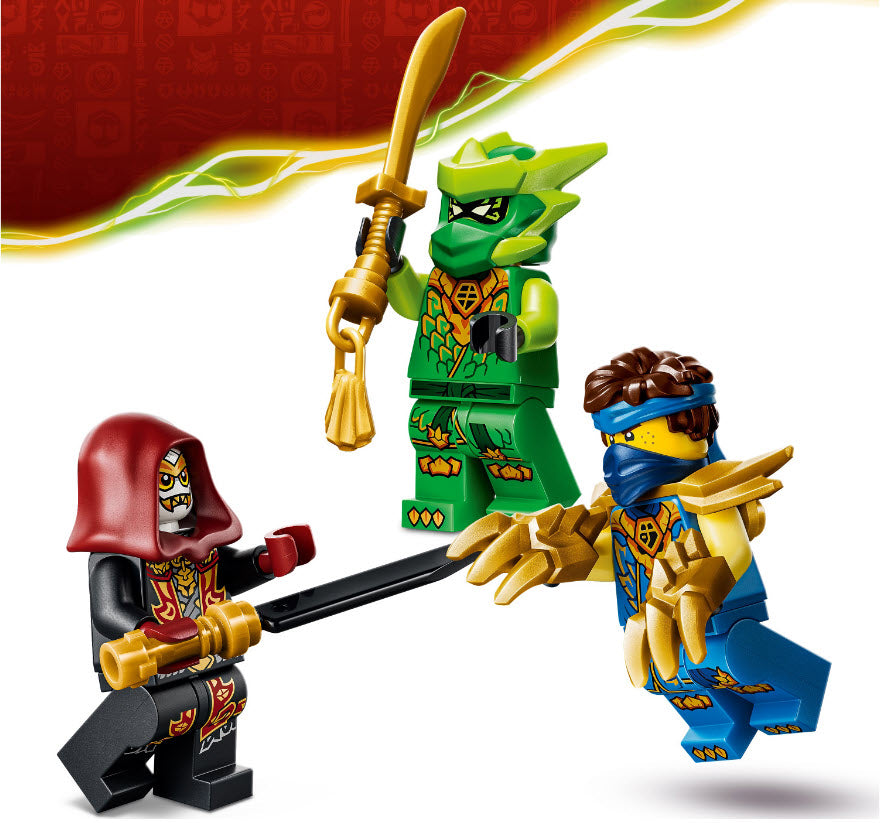 Minifiguren: LEGO Ninjago 71862 Lloyds Drachen-Mech Battle Set