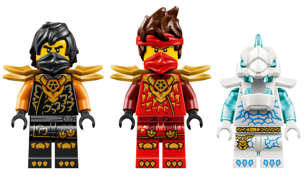 Minifiguren: LEGO Ninjago 71864 Kais und Coles Kombi-Flitzer