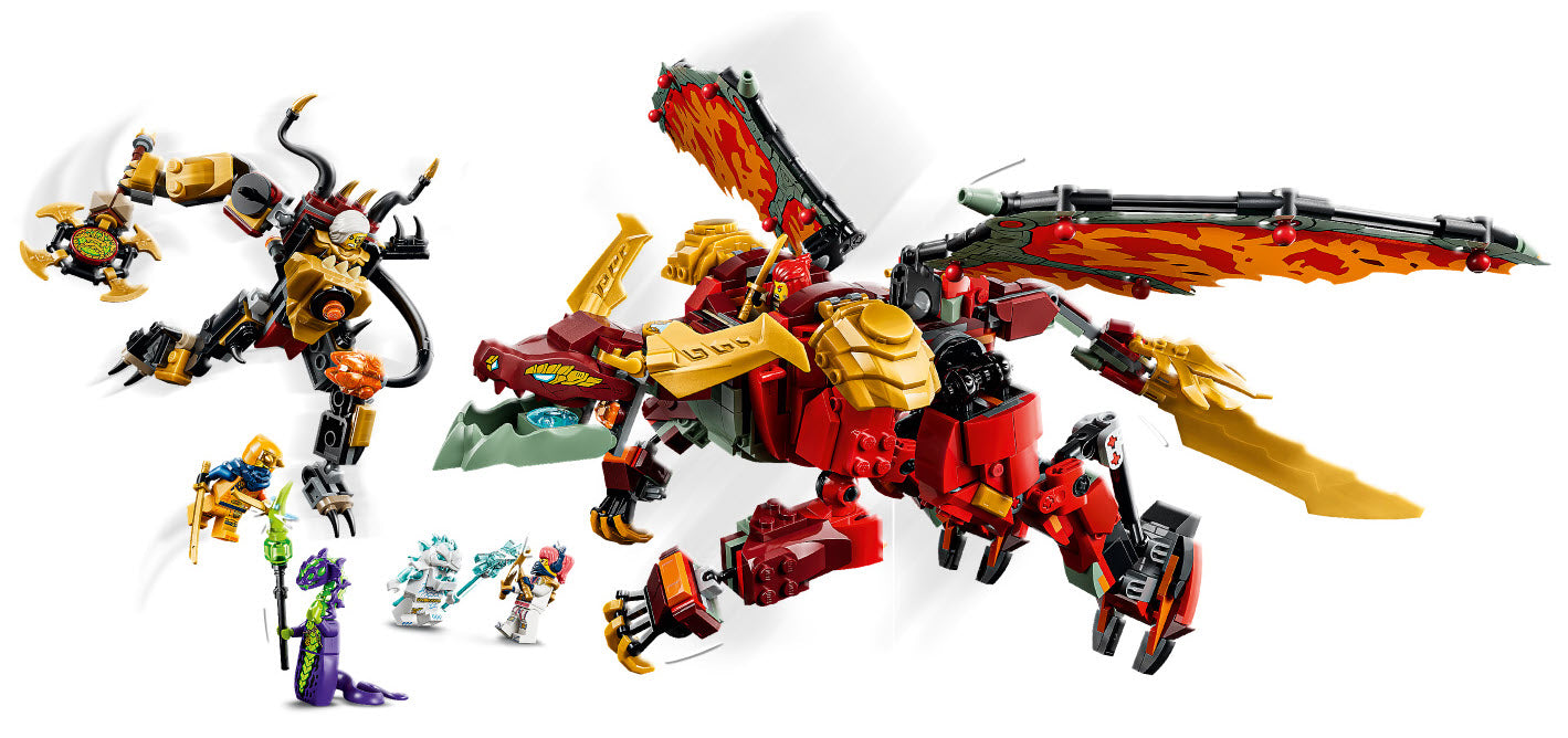 Detail 1: LEGO Ninjago 71868 Wyldfyres Drachenmech